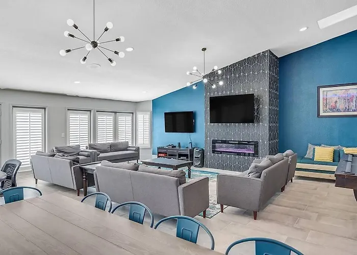 Posh Villa 8 Bdr X Bath 15 Bds Free Spa Heat